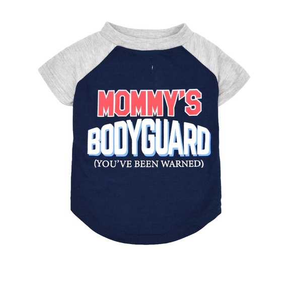 NWT Vibrant Life "Mommy's Bodyguard" Dog Tee.Medium (21-27”chest circumference) - Picture 2 of 7